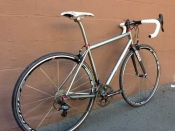 whole athlete custom eriksen titanium road bike